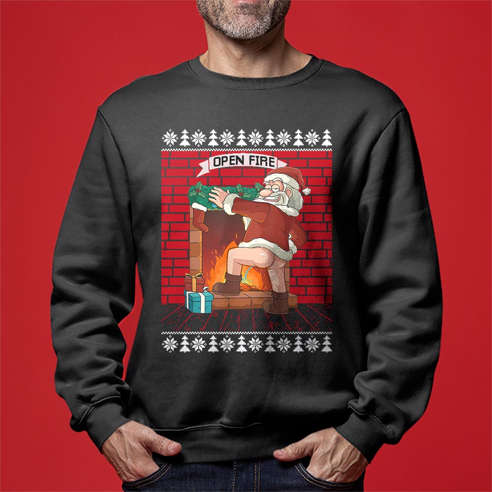 Sexy Santa Inappropriate Ugly Sweatshirt
