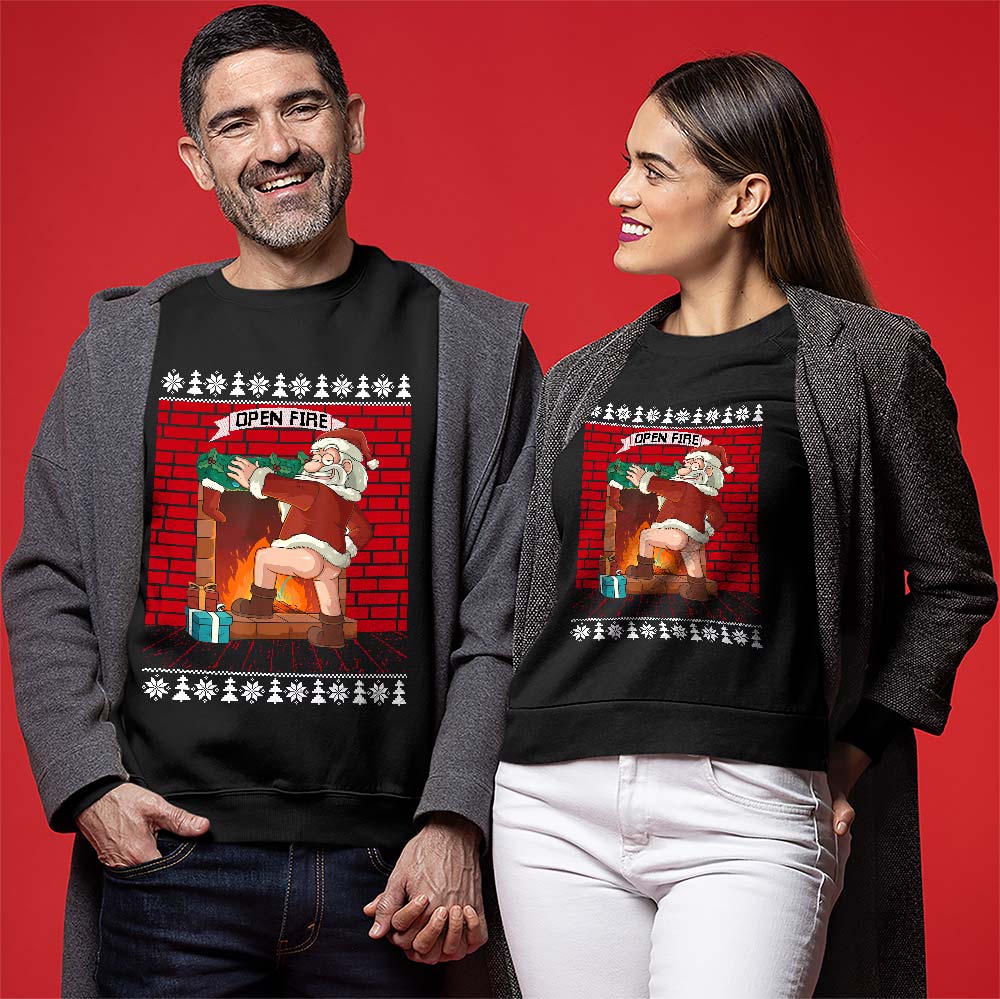 Sexy Santa Inappropriate Ugly Sweatshirt