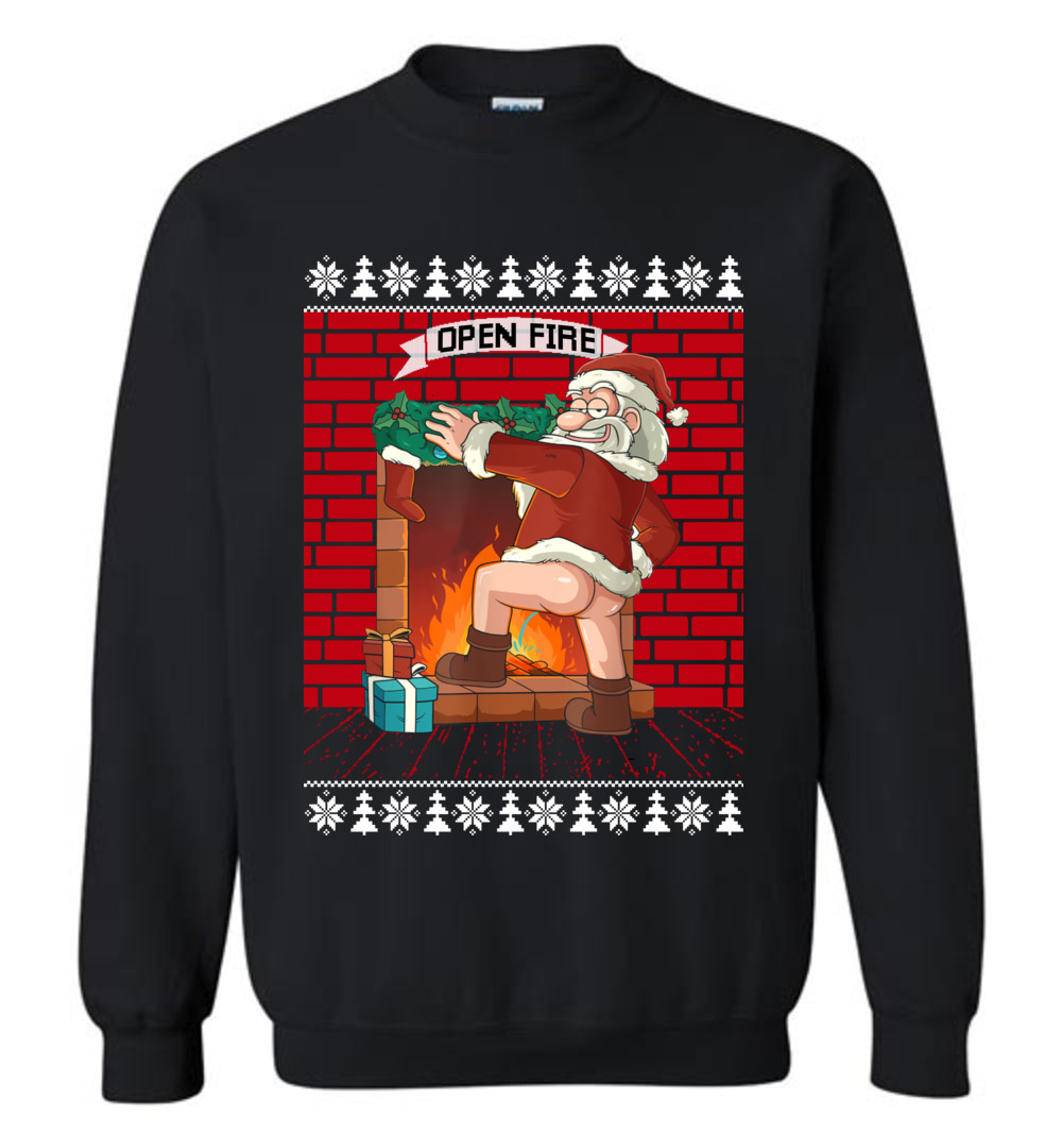 Sexy Santa Inappropriate Ugly Sweatshirt
