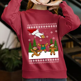 Unique Gingerbread Christmas Sweater Women