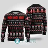 Ho Ho Ho Spooky Ugly Christmas Sweater Black - variant image 1