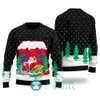 Santa Charging Station Ugly Christmas Sweater Black - variant image 1