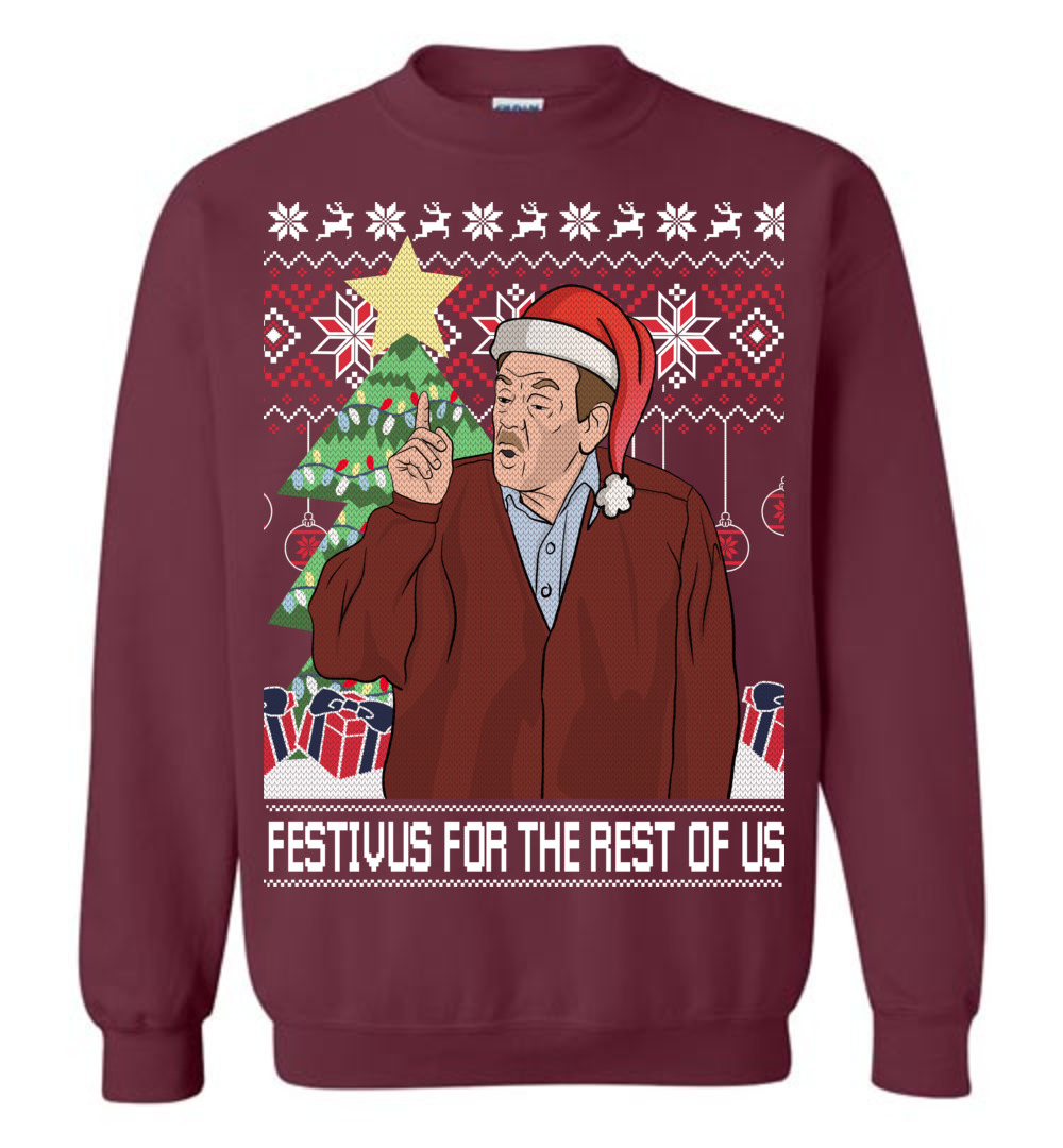 Festivus For The Rest Of Us Seinfeld Ugly Christmas Sweater
