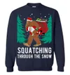 Funny Bigfoot Ugly Christmas Sweater