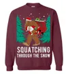 Funny Bigfoot Ugly Christmas Sweater