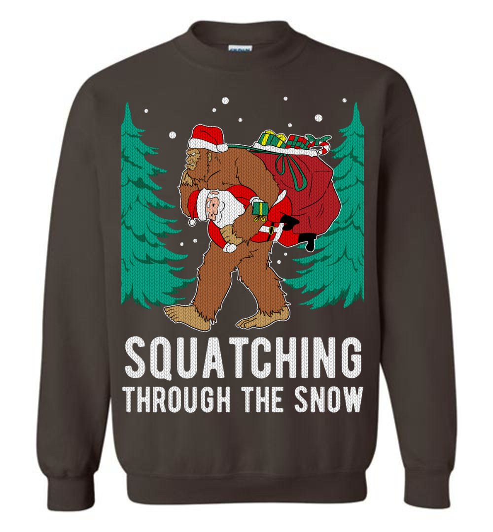 Funny Bigfoot Ugly Christmas Sweater