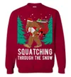 Funny Bigfoot Ugly Christmas Sweater