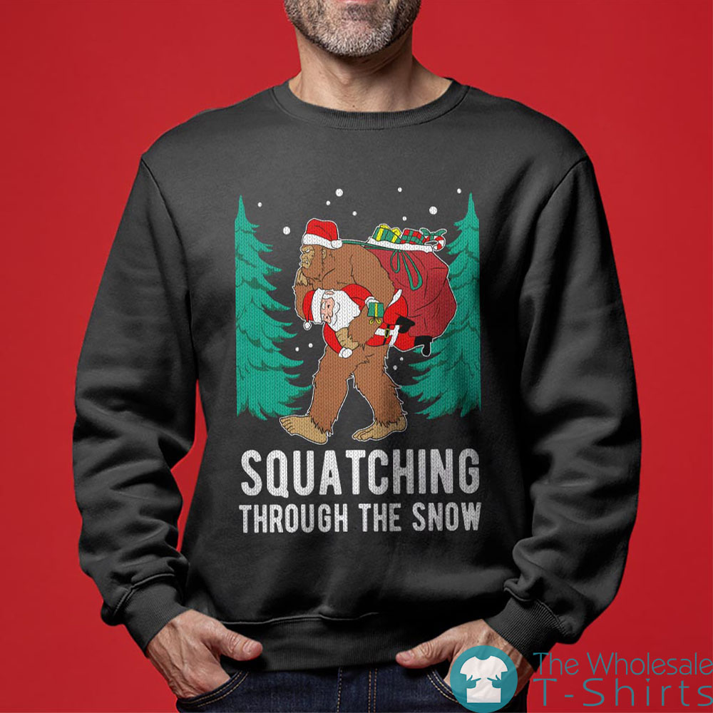 Funny Bigfoot Ugly Christmas Sweater