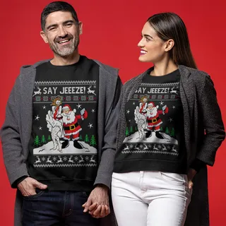 Selfie Santa Ugly Christmas Sweater