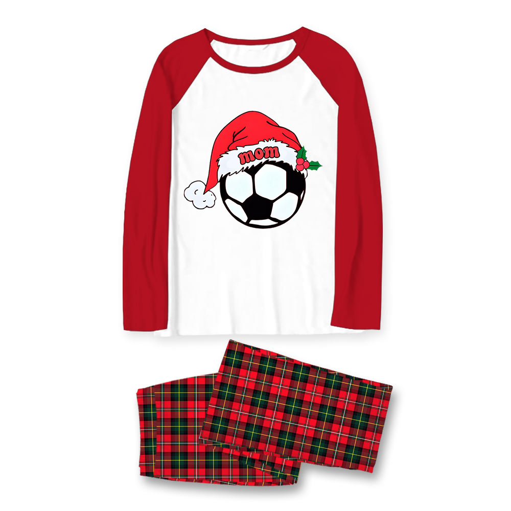 Personalized Soccer Matching Family Christmas Pajamas With Name