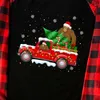 Unique Bigfoot Santa On Truck Christmas Pjs Sets Black Red