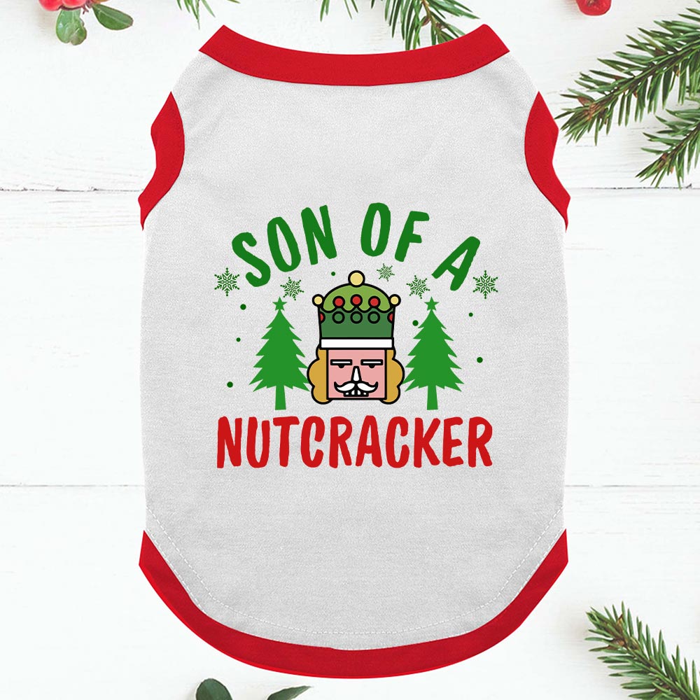 Son Of Nutcracker Christmas Themed Pajama Sets Red