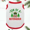 Son Of Nutcracker Christmas Themed Pajama Sets Red