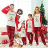 Matching Pizza Family Christmas Pj Red Plaid - variant image 1
