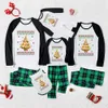 Unique Pizza Family Christmas Pajamas Plaid Green - variant image 1
