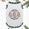 Christmas Cake Matching Pajamas For Family Plaid