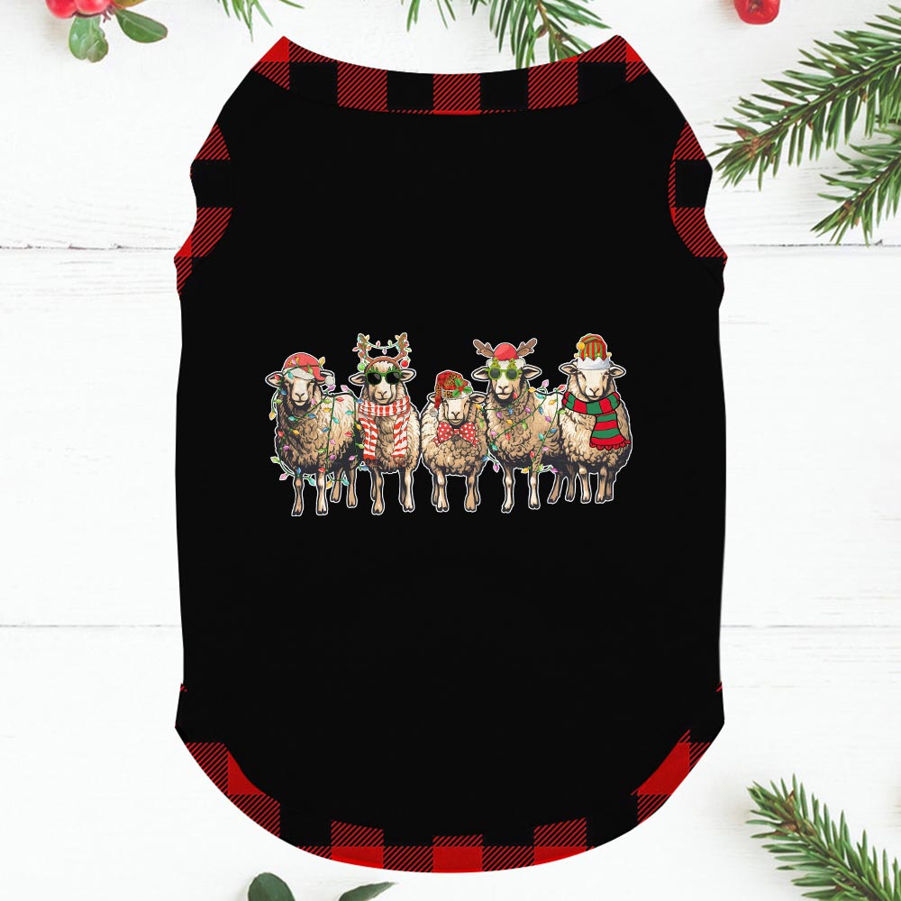 Matching Sheep Pajamas For Family Christmas Plaid