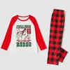 Jingle Horse Matching Pajamas Christmas Cowboy Santa Red And White