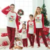 Festive Cousin Crew Christmas Pajamas With Names Red - variant image 1