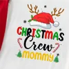 Festive Cousin Crew Christmas Pajamas With Names Red