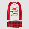 Festive Cousin Crew Christmas Pajamas With Names Red