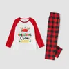 Festive Cousin Crew Christmas Pajamas With Names Red