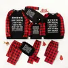 Menorah Pajamas Merry Xmas And Happy Hanukkah Black - variant image 1