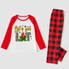 Christmas Pajamas For A Family Let's Get Lit Red