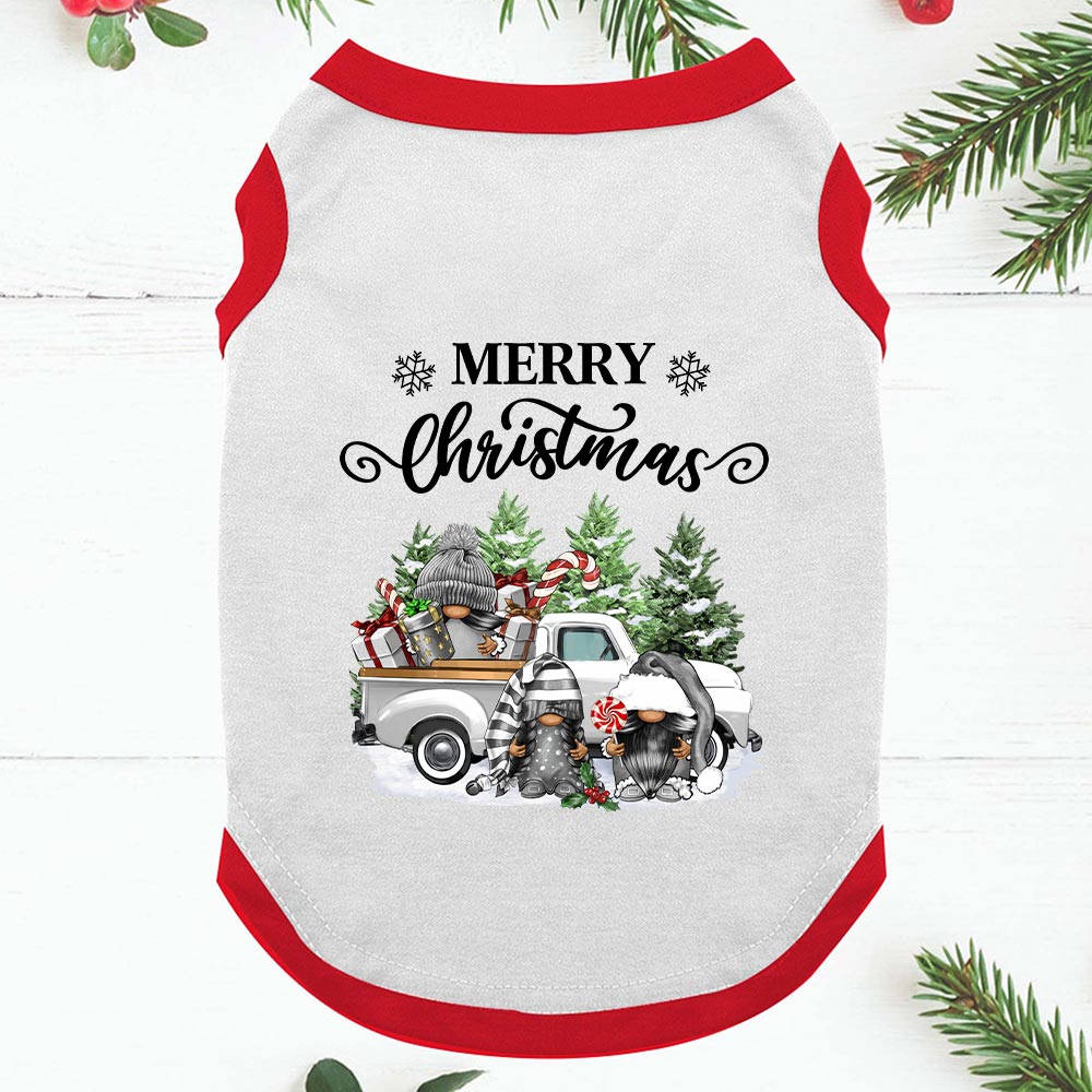 Unique Family Pjs Xmas Gray Gnome Truck Presents