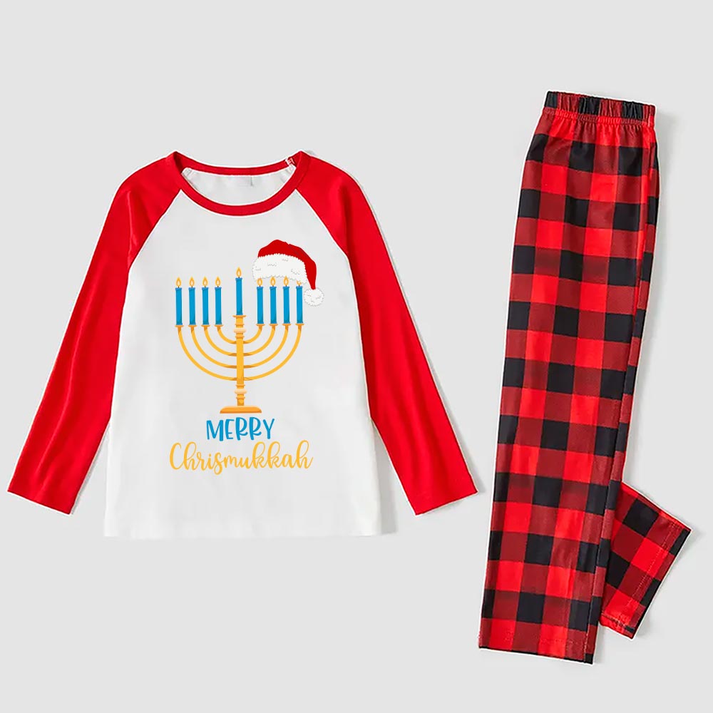 Hanukkah Family Pajama Sets For Holiday Red