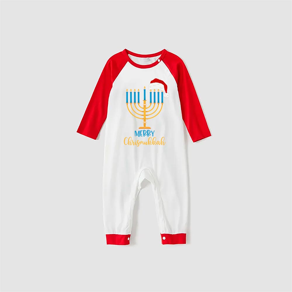 Hanukkah Family Pajama Sets For Holiday Red