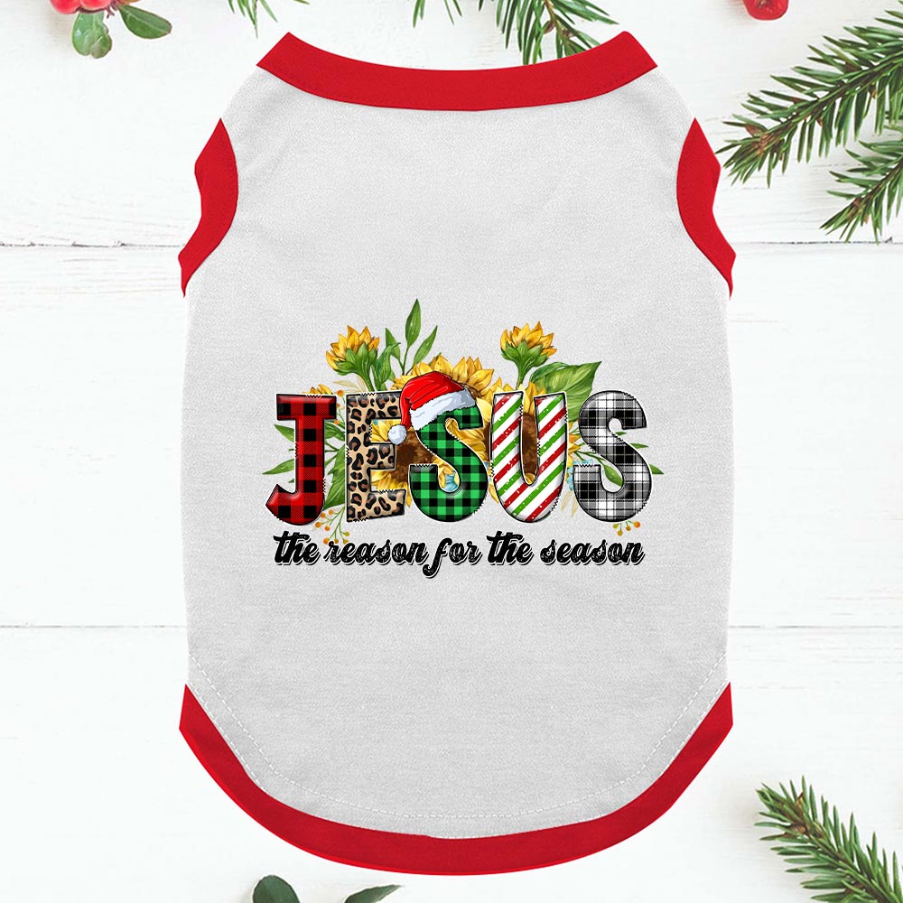 Christmas Matching Pj Sets Jesus The Reason For The Season Red White