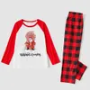 Fun Santa Family Xmas Pajamas Candy Cane Red Plaid