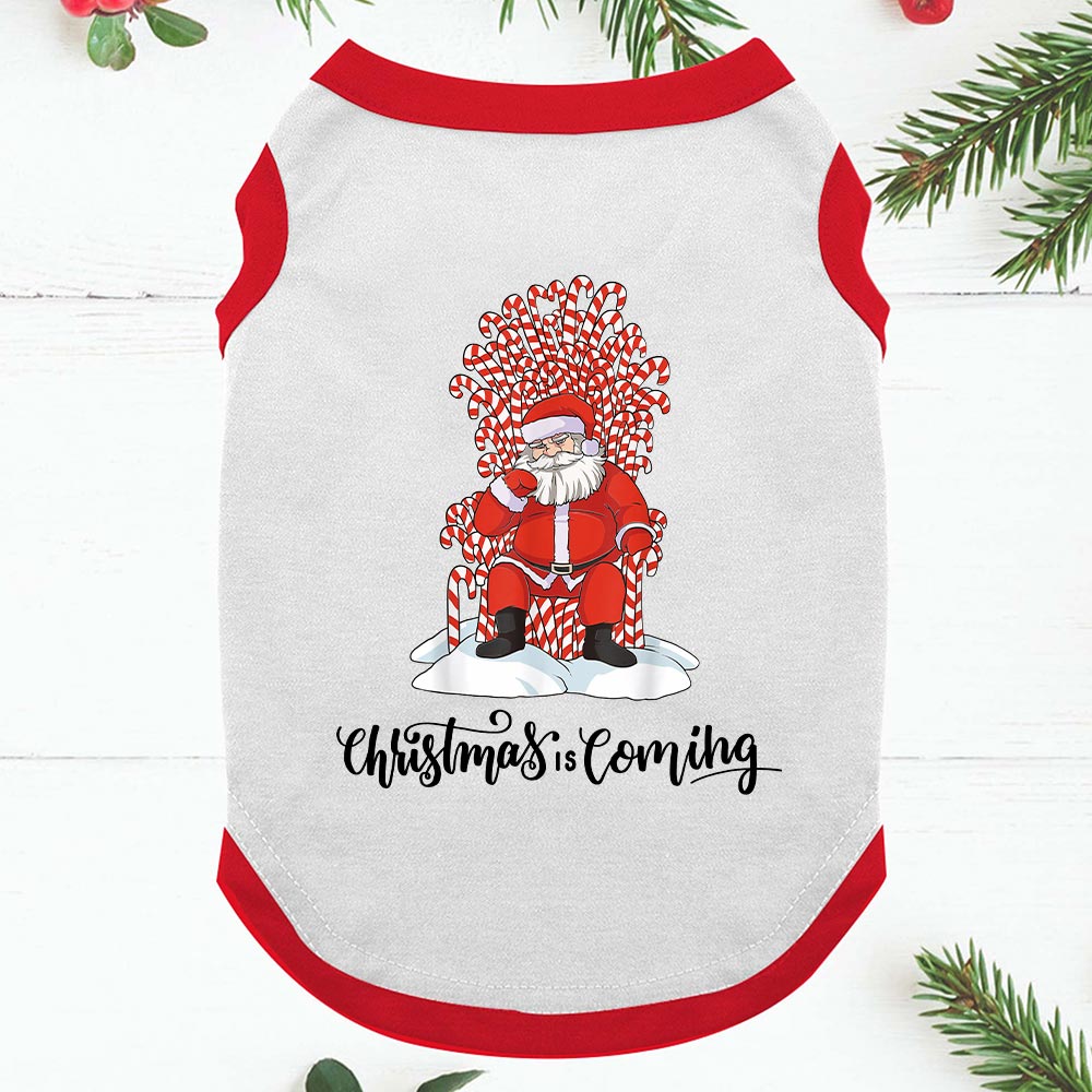 Fun Santa Family Xmas Pajamas Candy Cane Red Plaid