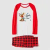 Reindeer Owner And Dog Pajamas Nice Or Naughty Red White