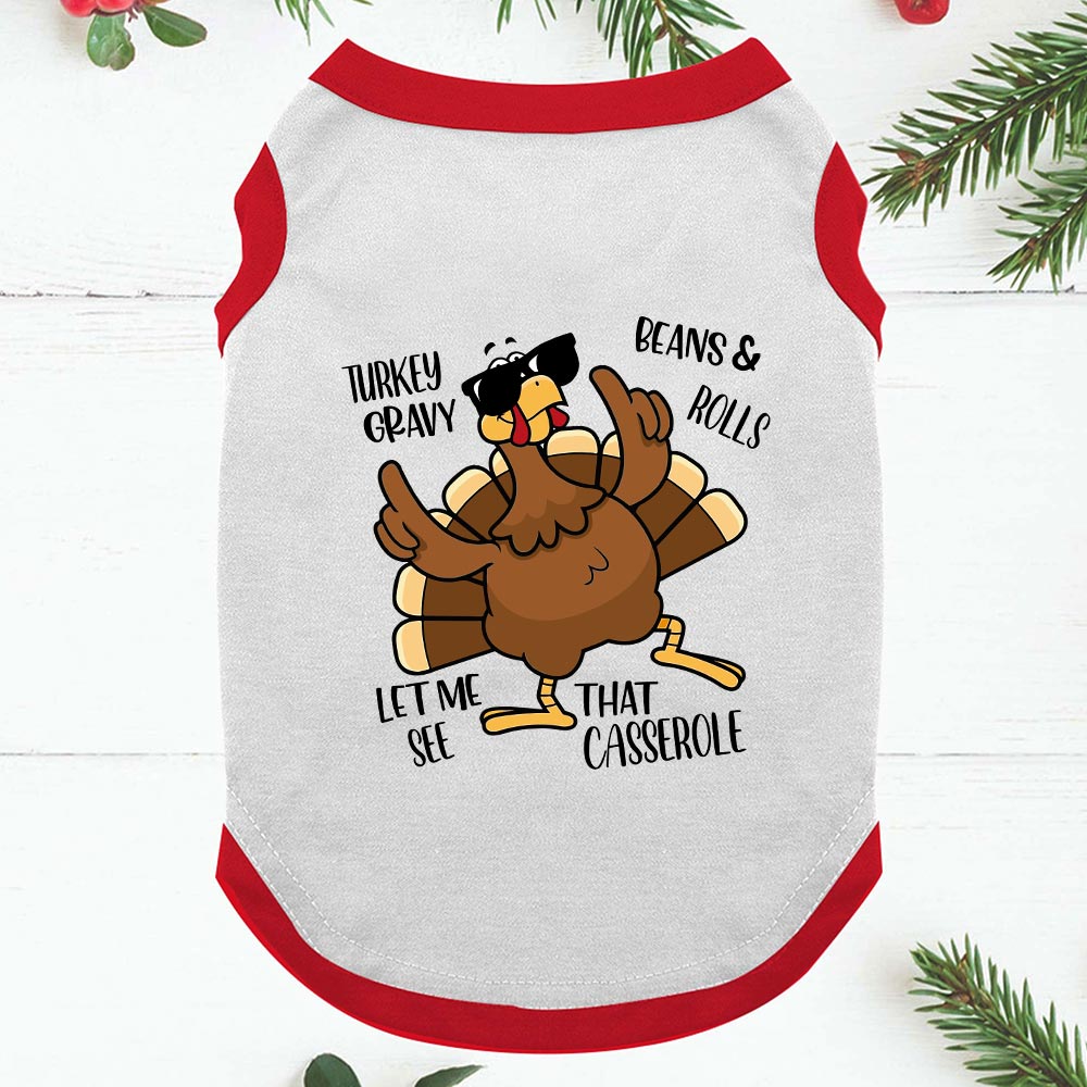 Thanksgiving Turkey Pajamas Matching Family Red And White
