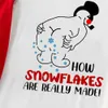 Naughty Snowman Family Christmas PJs For The Whole Family Red