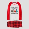 Christmas PJs Family Rocking Around The Xmas Trees Red