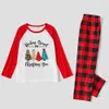 Christmas PJs Family Rocking Around The Xmas Trees Red