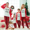 Funny Goose Friends Christmas PJs Matching Sets Red White - variant image 1