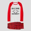Funny Goose Friends Christmas PJs Matching Sets Red White