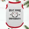 Funny Goose Friends Christmas PJs Matching Sets Red White