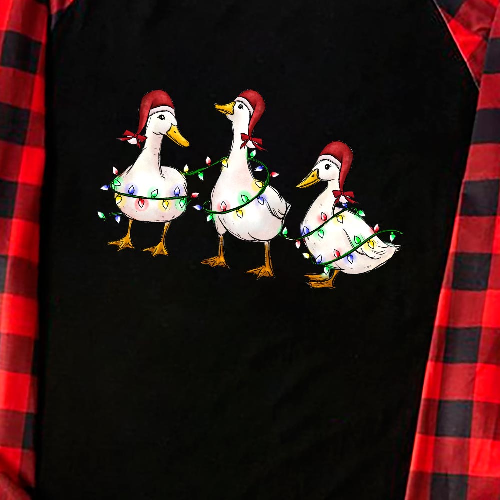 Unique Matching Ducks Christmas Pjs For Family Black