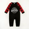 Holiday PJ Sets Saying Naughty List Club Black Red