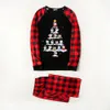 Penguin Pyramid Cute Matching Christmas Pajamas Black