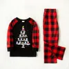 Penguin Pyramid Cute Matching Christmas Pajamas Black