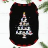Penguin Pyramid Cute Matching Christmas Pajamas Black