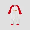 Matching Gingerbread Cookie Christmas Pajamas Whole Family Red