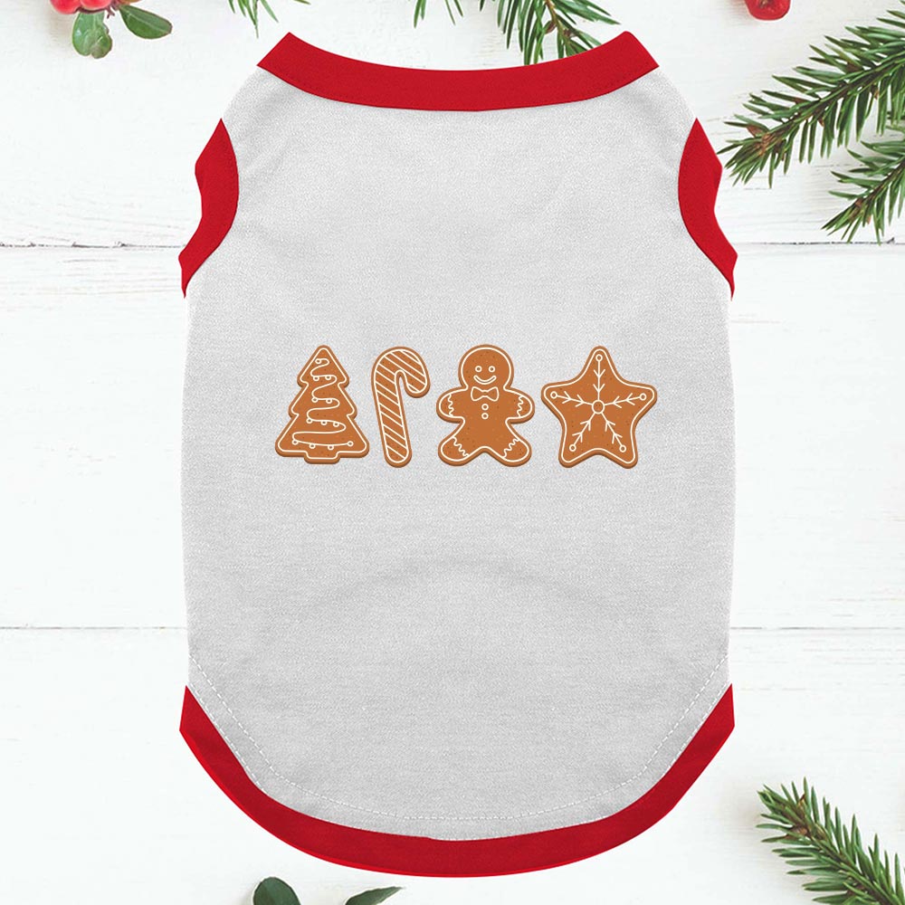 Matching Gingerbread Cookie Christmas Pajamas Whole Family Red