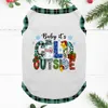 Snowman Xmas Family Pjs Baby It's Cold Outside Green